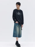 BACK-POINT BERMUDA PANTS