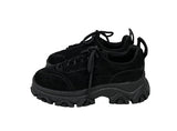 Suede Unbalance Platform Sole Boots