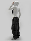 Dvon brushed belt cargo pants