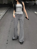 Mono Stripe Banding Pants