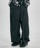 Asymmetrical Long Skirt Denim Pants