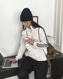 [Brushed Lining] Tivan Y2K Track Overfit Semi-Zip Up Sweatshirt