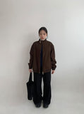 Yusaki Harringtton Button Blouson Jacket