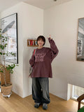 [unisex] Leoni printing layered over long sleeve tee