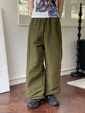 Mozni Baslock Nylon 2-Way Long Jogger Wide Pants