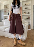 [U-BASIC] Modal U-neck volume crop short sleeve