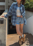 Cutting Waist Shorts Denim Pants
