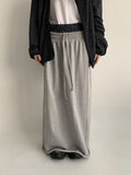 Wilke Cut Banding Long Skirt