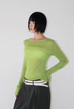 LAYER STITCH TENCEL LONGSLEEVE
