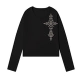 NEW CROSS U-Neck Long Sleeve