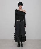3-Layered Maxi Skirt