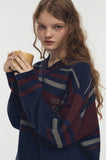 Cheese Club V-neck Knit