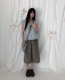 Meili Frill Short Sleeve Blouse
