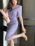 Lovean Square Lace One Piece