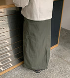 Hanako Banding Cargo Long Skirt