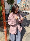Aine Cotton Washing Crackers Field Jacket