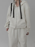 Bev Shearling Hooded Zip-Up