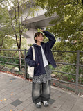 [unisex] Harui Cotton Button Over Hood Jacket