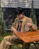 Contour two-button blazer