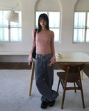 [Mohair Wool] Jining Slim Fit Mohair Wool Inner Long Sleeve Knit