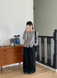 Renter Belt Denim Wide Pants