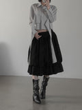 Robe Nylon Knot Crop Shirt