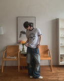 Bullo vintage wide denim pants