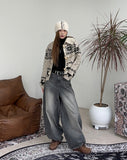 Dianne Gray Balloon Denim Pants