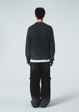 DAMAGE COLOUR DYE CARDIGAN