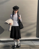Riho inner brush basic turtleneck t-shirt
