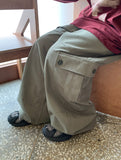 [unisex] Onnew banding wide cargo pants