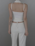 Lua Button Halter Top