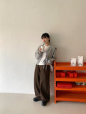 Ikkono Cotton Wide Pants