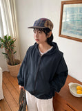 Huven Summer Check Hood Wind Jumper