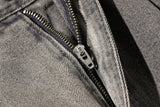 Dust Washing Wide Denim Pants