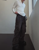 Treats Buckle Cargo Denim Pants