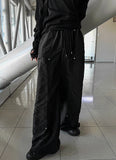 Double Knee Nylon Carpender Wide Pants