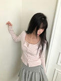 Enru Slim Fit Sleeveless Cardigan Set