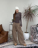 Ines Brushed Long Sleeve Tee