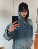 Marsil Vintage Washing Hood Zip-Up