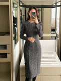 Watte Herringbone Check H-Line One Piece