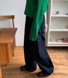 Diman Stitch Banding Cargo Denim Pants