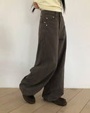 Winky Cotton Wide Pants