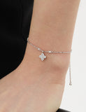 Essence Silver (W) Moissanite Flower Bracelet