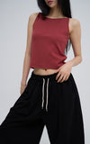 [U-BASIC] Pose Scene Ribbed Sleeveless