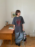 Shordan Summer Stripe Denim Balloon Wide Pants