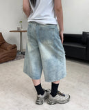 Patton Cut Bermuda Denim Pants