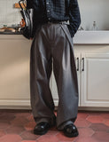 Ridi V-tuck wide slacks