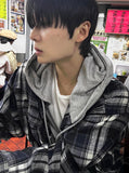 Western Check Hood Shirt