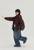 [BAONHAUS] Hebon Denim Banding Balloon Wide Pants